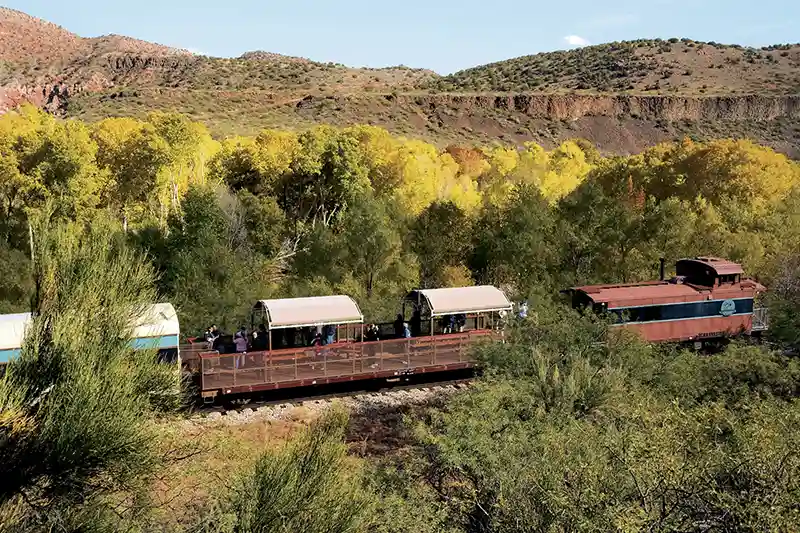 Fall Color Tours Verde Canyon Railroad Open Air Car mb