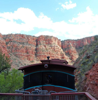 Caboose Verde Canyon Railroad View Over Cupola Caboose Verde Canyon Railroad View Over Cupola