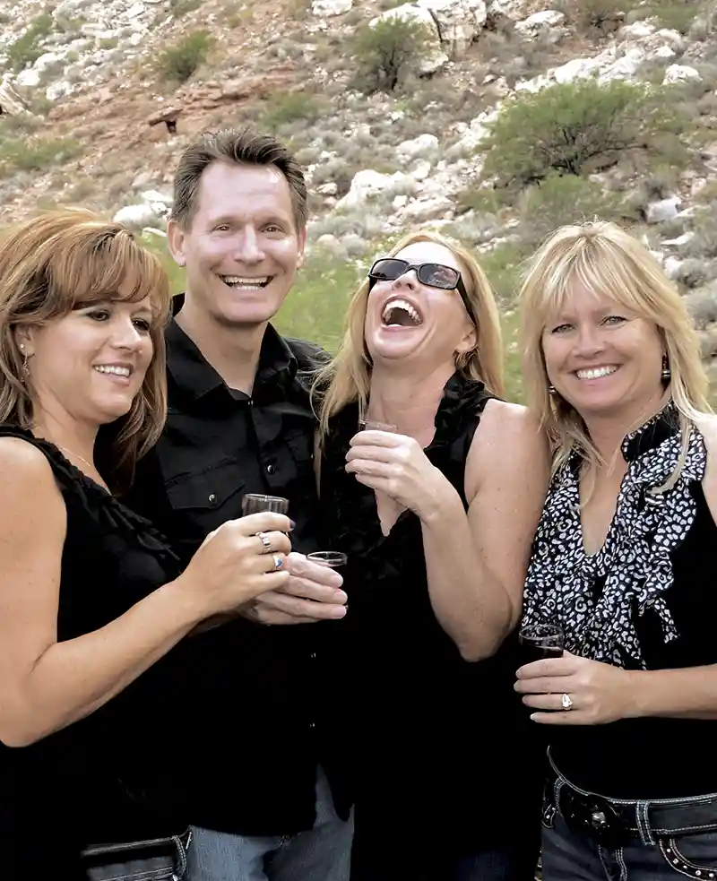 Grape Train Escape Verde Canyon Railroad Laughing on Train Ride Grape Train Escape Verde Canyon Railroad Laughing on Train Ride