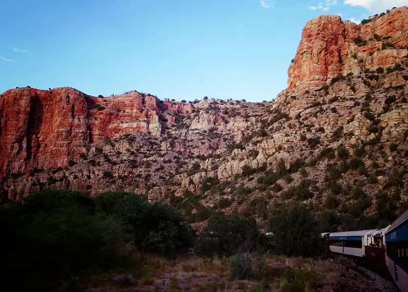 Saturday Starlight Tours Verde Canyon Railroad Red Rocks Panorama