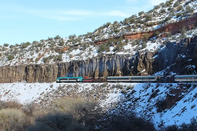 Verde Canyon Train in Winter at Monocline