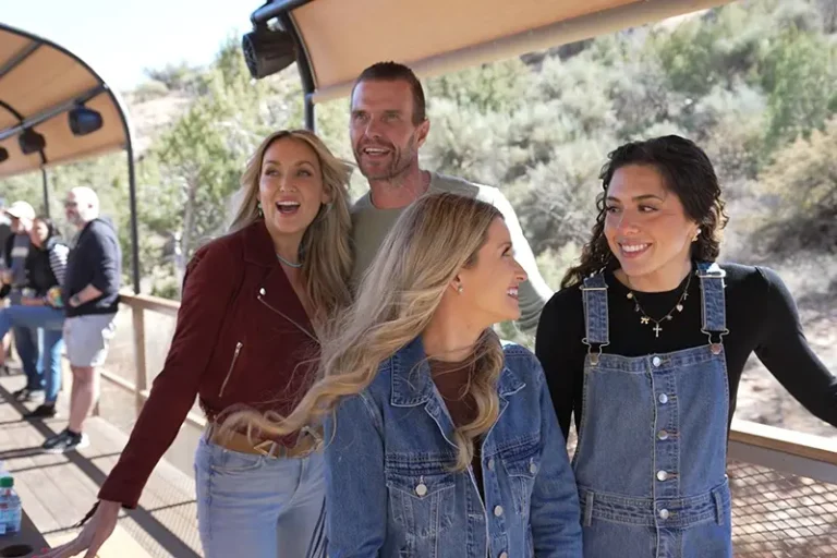 Open Air Car Verde Canyon Railroad Train Rides Foursome