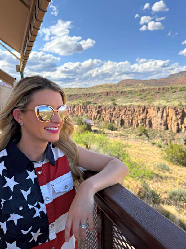 America is Beautiful Verde Canyon Railroad Open Air Car