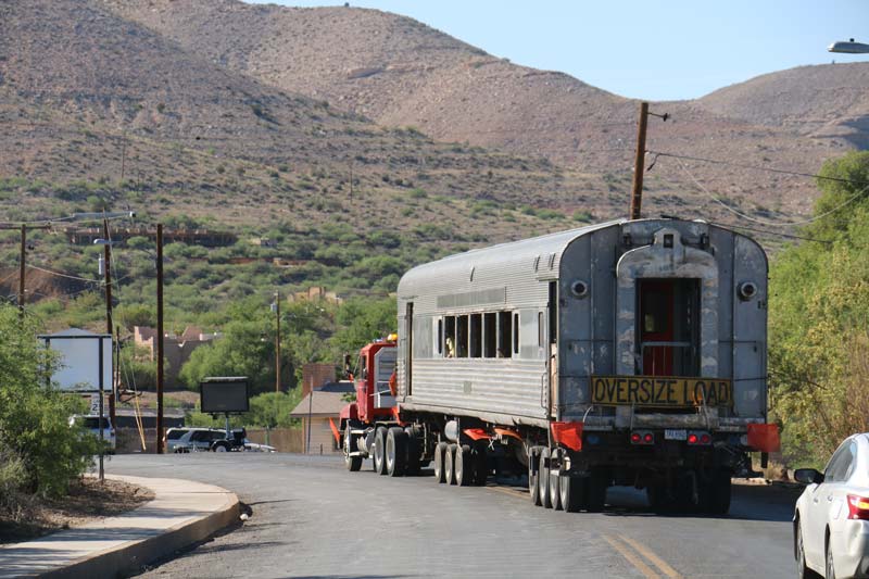 Jerome Car Crusing Along Main Street Verde Canyon Railroad