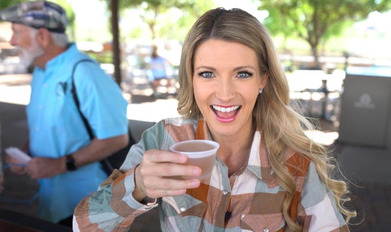 Ales on Rails Verde Canyon Railroad Oktoberfest Chelsey Cheers