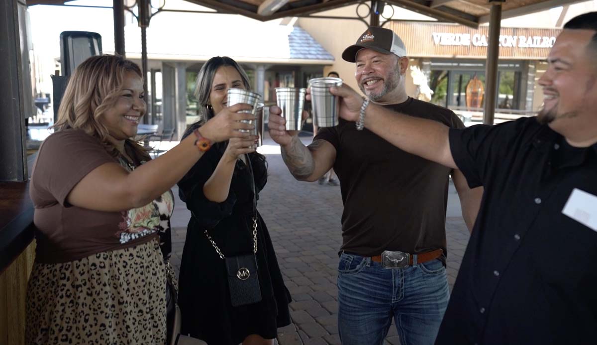 Verde Canyon Railroad Oktoberfest Group Cheer