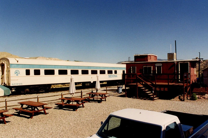 Birth of Verde Canyon Railroad Boarding Area November 1990 Birth of Verde Canyon Railroad Boarding Area November 1990