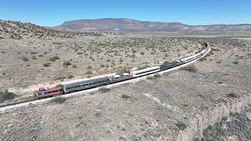 Morning Train Rides Verde Canyon Railroad Near Sedona