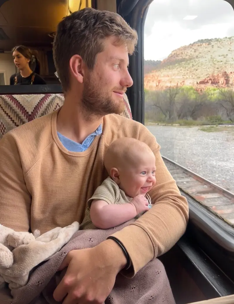 Father's Day Weekend Train Rides - Verde Canyon Raiilroad Baby & Dad